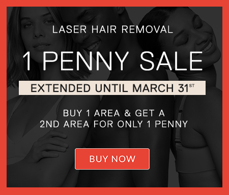 laser hair removal 1 penny sale